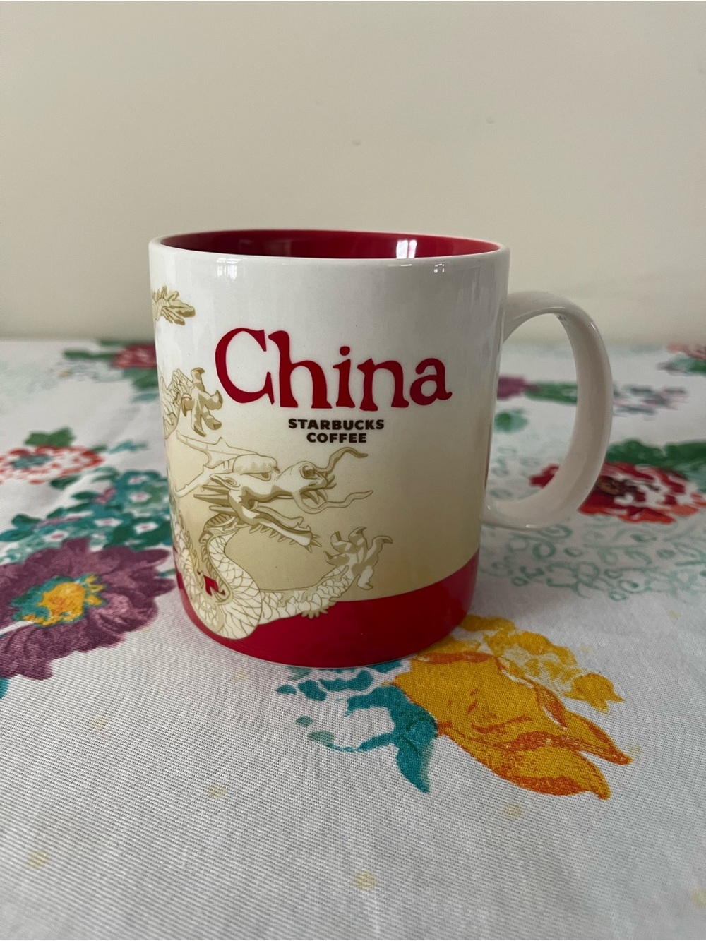 Starbucks CHINA Global Icon Collection Coffee Mug 16 oz 2013
